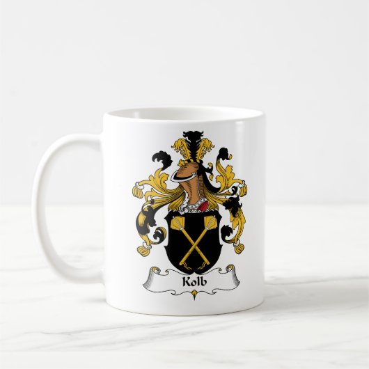 Kolb Family Crest Koffiemok (Links)