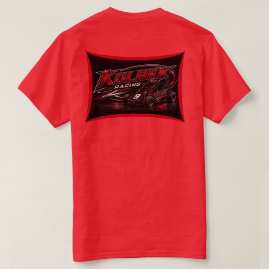 Kolbek Racing T-shirt (Design achterkant)