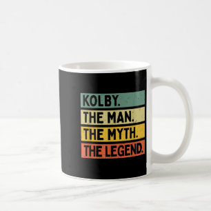 Kolby Het Man De mythe De legende Grappige Persona Koffiemok