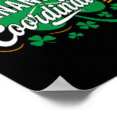 Kolder Coördinator Grappige Leraar St Patrick's Poster (Hoek)