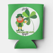 Kolder Kabouter Klaverblad St. Patrick's Dag Blikjeskoeler (Voorkant)