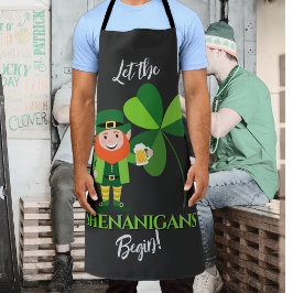 Kolder Kabouter Klaverblad St. Patrick's Dag Schort