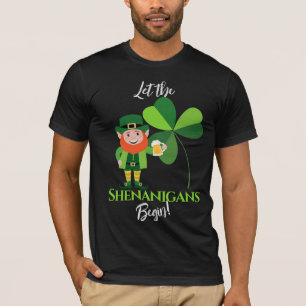 Kolder Kabouter Klaverblad St. Patrick's Dag T-shirt
