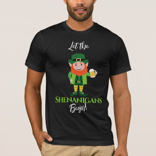 Kolder Kabouter St. Patrick's Dag T-shirt (Voorkant)
