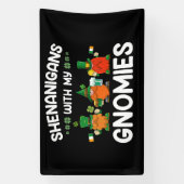 Kolder met mijn kabouters St. Patrick's Dag Kabout Spandoek (Verticaal)
