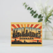 Kolding Denemarken Kasteel Briefkaart (Staand voorkant)