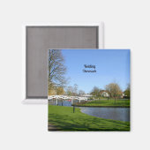 Kolding, Denemarken landschap Magneet (Voorkant / Achterkant)