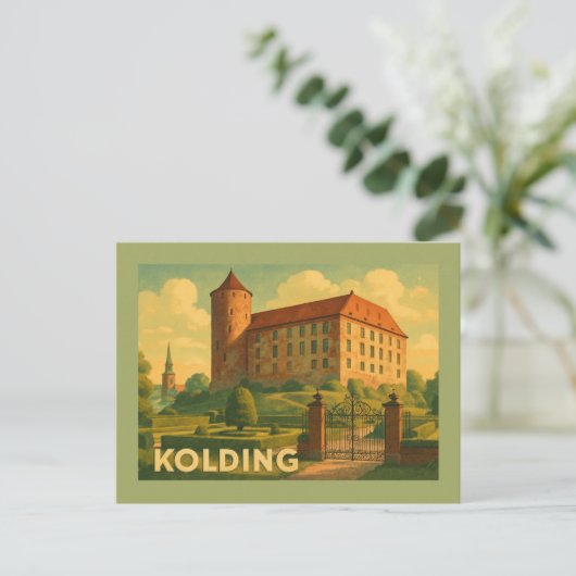 Kolding Denmark Castle Briefkaart (Staand voorkant)