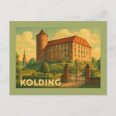 Kolding Denmark Castle Briefkaart (Voorkant)