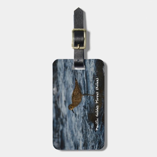 Kolea in het water bagagelabel (Voorkant verticaal)