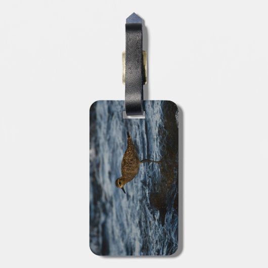 Kolea in het water bagagelabel (Achterkant verticaal)