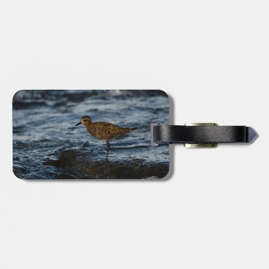 Kolea in het water bagagelabel (Achterkant horizontaal)