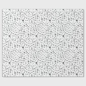 kolen Confetti Waterverf Stippen inpakpapier (Vlak)