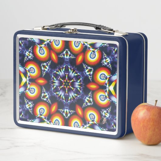 Kolen Kaleidoscoop Metalen Lunchbox (In situ)