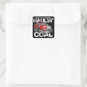 KOLEN VAREN VIERKANTE STICKER (Tas)