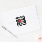 KOLEN VAREN VIERKANTE STICKER (Envelop)