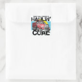 KOLEN VERTREKKEN VIERKANTE STICKER (Tas)