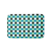 Kolen wit Blauwgroen blauw Aqua Turquoise Pset Badmat (Voorkant)