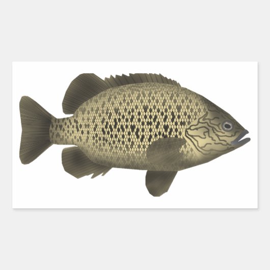 kolengrunter rechthoekige sticker (Voorkant)