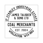 Kolenhandelaren Rubber Stamp Rubberstempel (Afrduk)