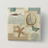 Kolenkollage Vierkante Button 5,1 Cm (Voorkant)