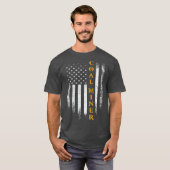  kolenmijner - Amerikaanse vlag T-shirt (Voorkant volledig)