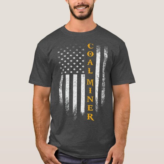  kolenmijner - Amerikaanse vlag T-shirt (Voorkant)