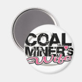 kolenmijnvrouw magneet (Voorkant / Achterkant)