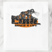 KOLENMIJNWERKER 4-LIFE RECHTHOEKIGE STICKER (Tas)