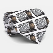 kolenmijnwerker die het licht aanhoudt stropdas (Opgerold)