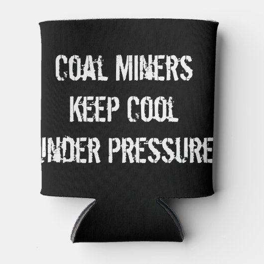 Kolenmijnwerker Kozie Blikjeskoeler (Voorkant)