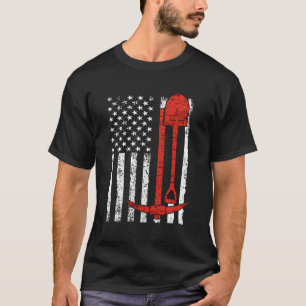 Kolenmijnwerker VS vlag steenkoolmijnwerker T-shirt