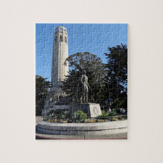 Kolentoren en Columbus beeld #1 Puzzle Legpuzzel (Verticaal)