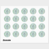 Kolerij-adres Ronde Sticker (Vel)