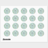 Kolerijadres ronde sticker (Vel)