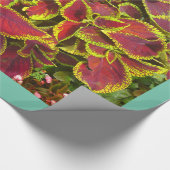 Koleus Flower Patch Wrapping Paper Cadeaupapier (Hoek)
