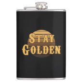  kolf blijven. heupfles (Voorkant)