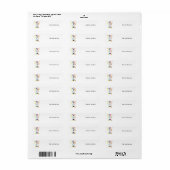Kolf, erlenmeyer, beaker, chemie, laboratorium etiket (Full Sheet)