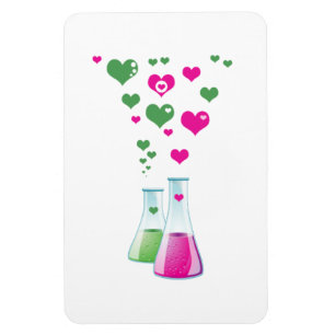 Kolf, erlenmeyer, beaker, chemie, laboratorium magneet