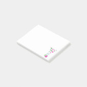 Kolf, erlenmeyer, beaker, chemie, laboratorium post-it® notes (Schuin)