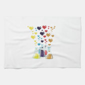 Kolf, erlenmeyer, beaker, chemie, laboratorium theedoek (Horizontaal)