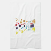 Kolf, erlenmeyer, beaker, chemie, laboratorium theedoek (Verticaal)