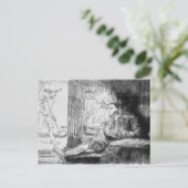 Kolf game, 1654 briefkaart (Staand voorkant)