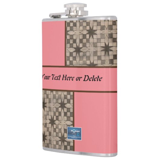 Kolf Groot (Perzik LED S.C.C.) RFPMD-ontwerpen ©️2 Heupfles (Links)