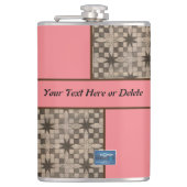 Kolf Groot (Perzik LED S.C.C.) RFPMD-ontwerpen ©️2 Heupfles (Voorkant)