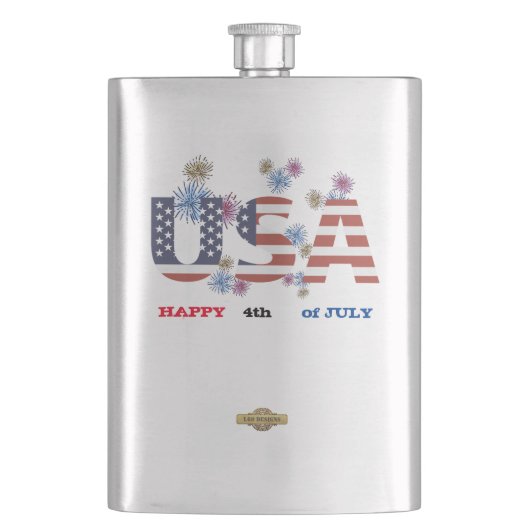 kolf "HAPPY 4th of JULY" Flacon (Voorkant)