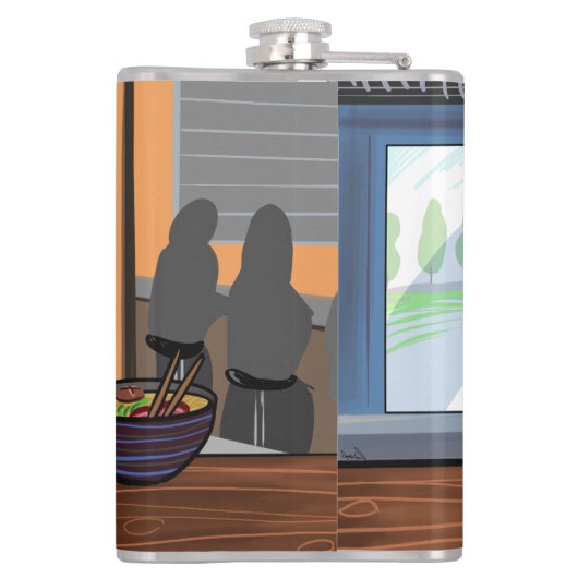 kolf heupfles (Achterkant)