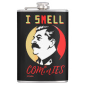 kolf "I SMELL COMMIES 3 STALIN" Heupfles (Voorkant)