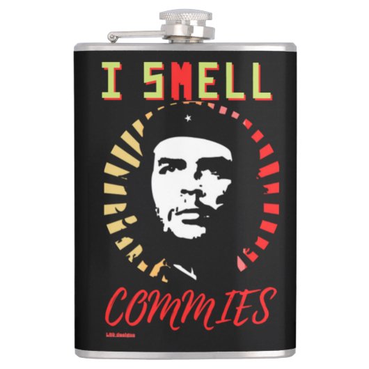 kolf "I SMELL COMMIES" Heupfles (Voorkant)