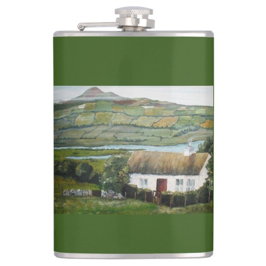 Kolf Irish Ireland Keltische kolf Heupfles (Voorkant)